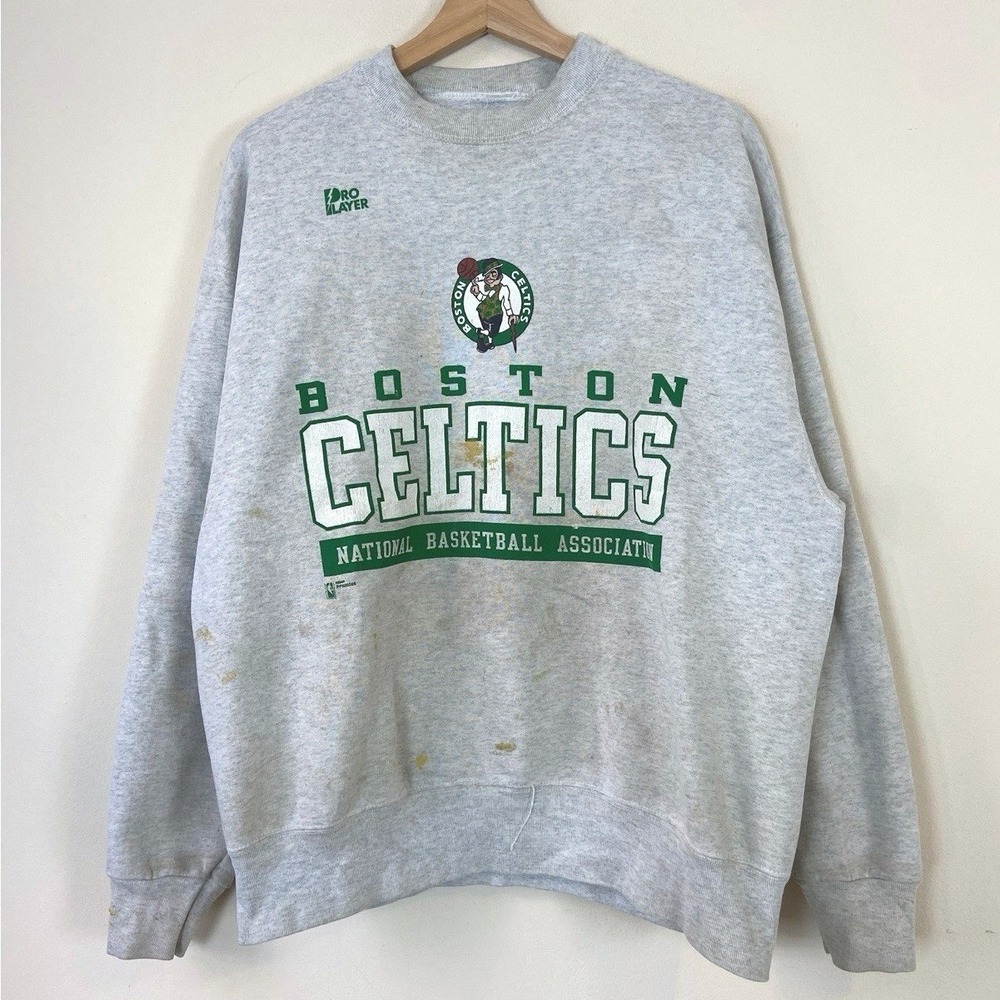Vintage 90's Pro Player Boston Celtics NBA Basketball Crewneck Sweatshirt - L/XL